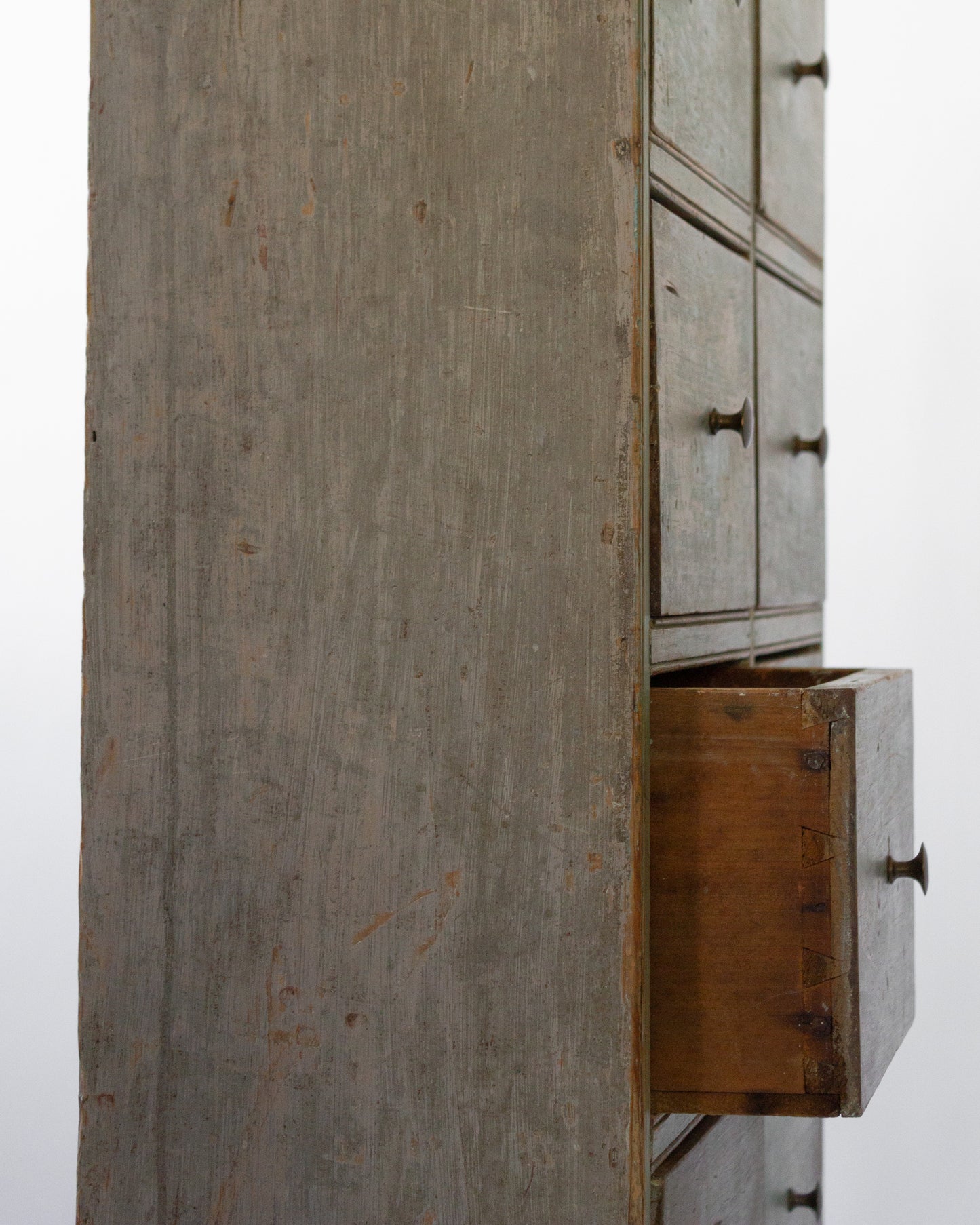 Early 19th C. Apothecary in Blue Paint