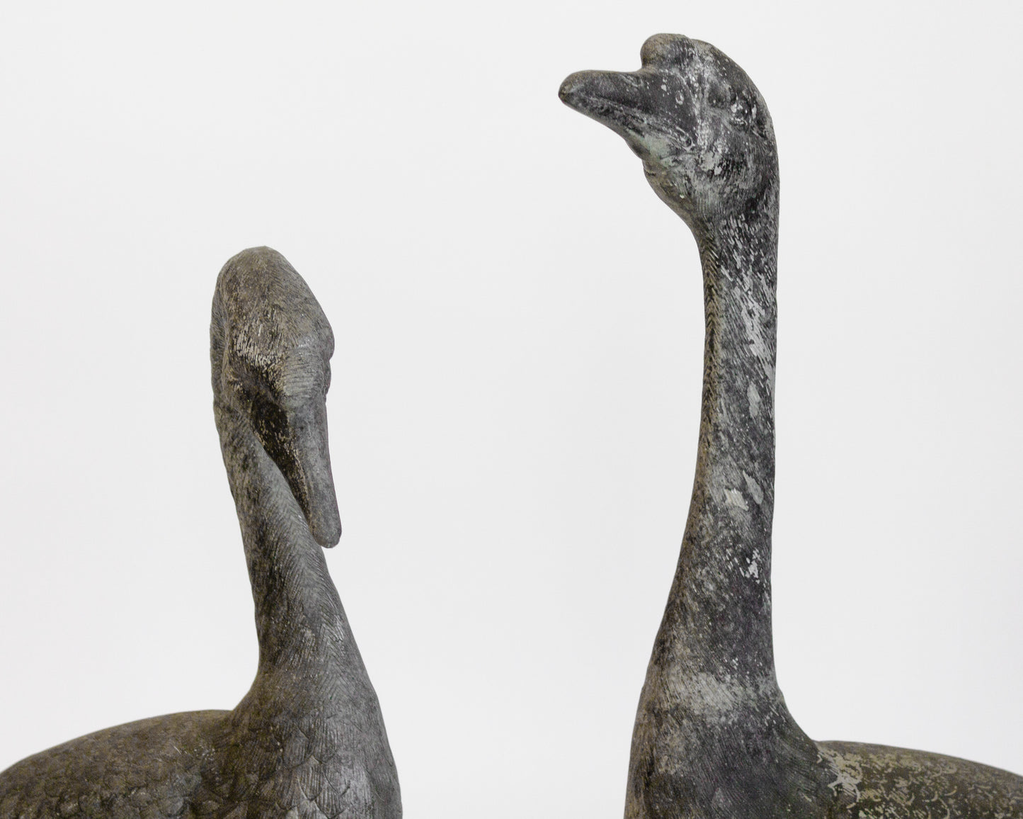 Pair of Geese Garden Statues