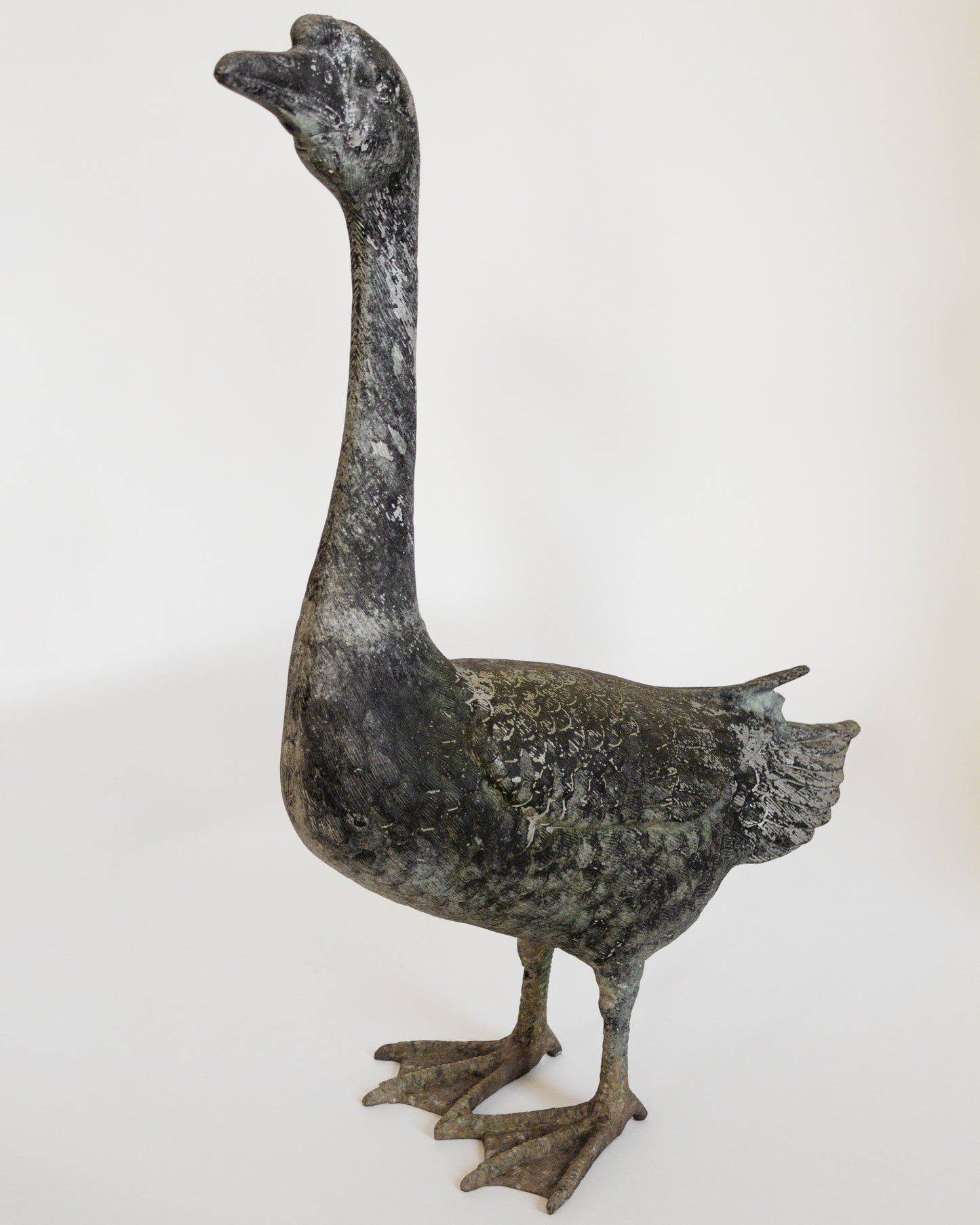 Pair of Geese Garden Statues