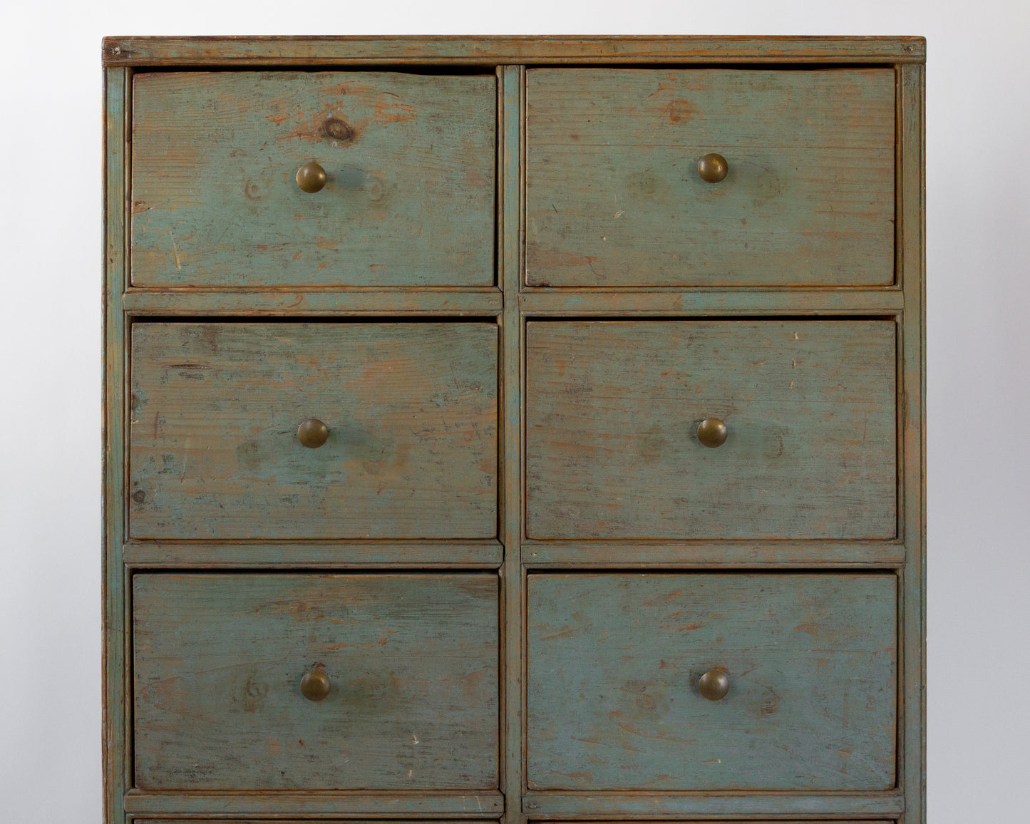 Early 19th C. Apothecary in Blue Paint