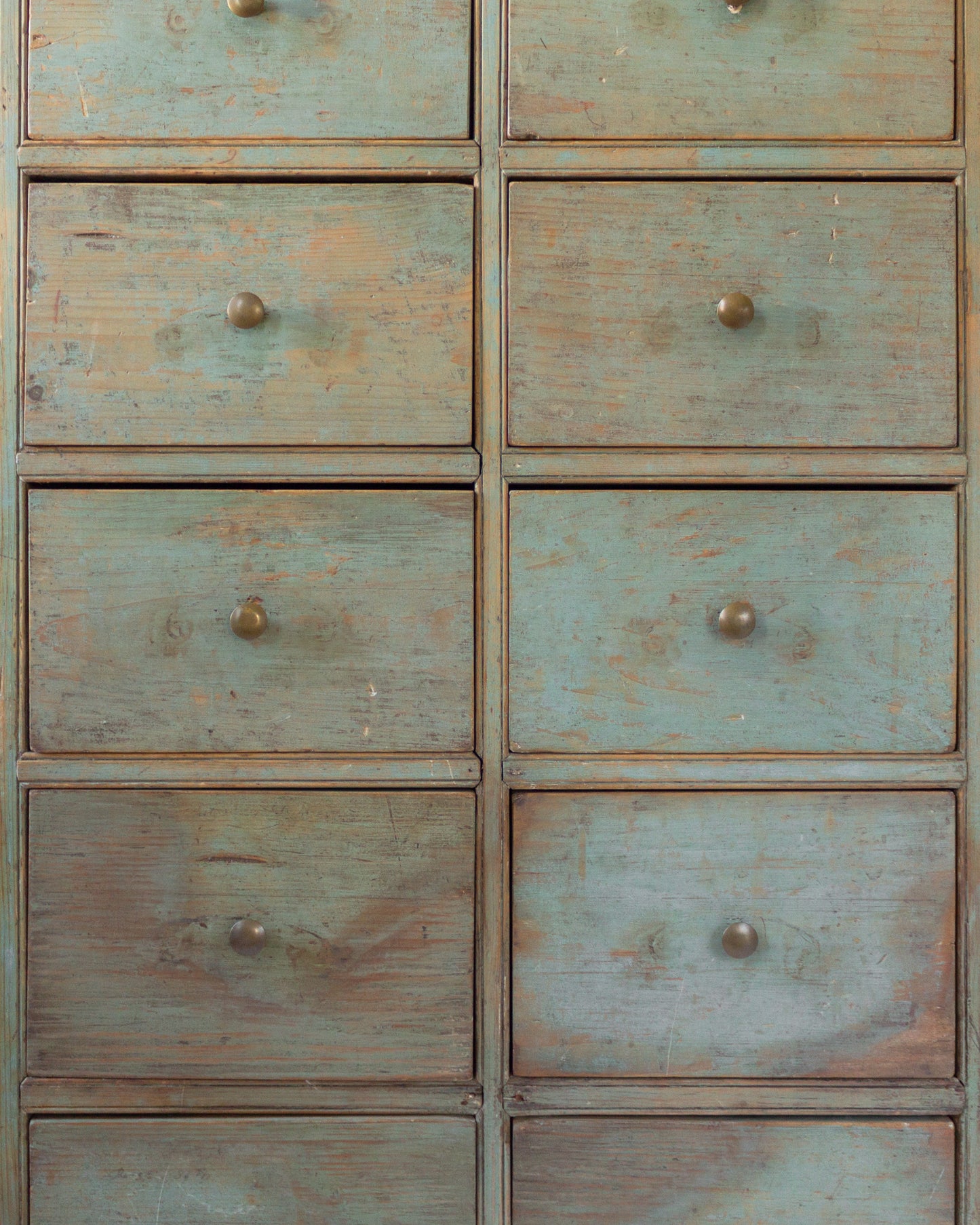 Early 19th C. Apothecary in Blue Paint