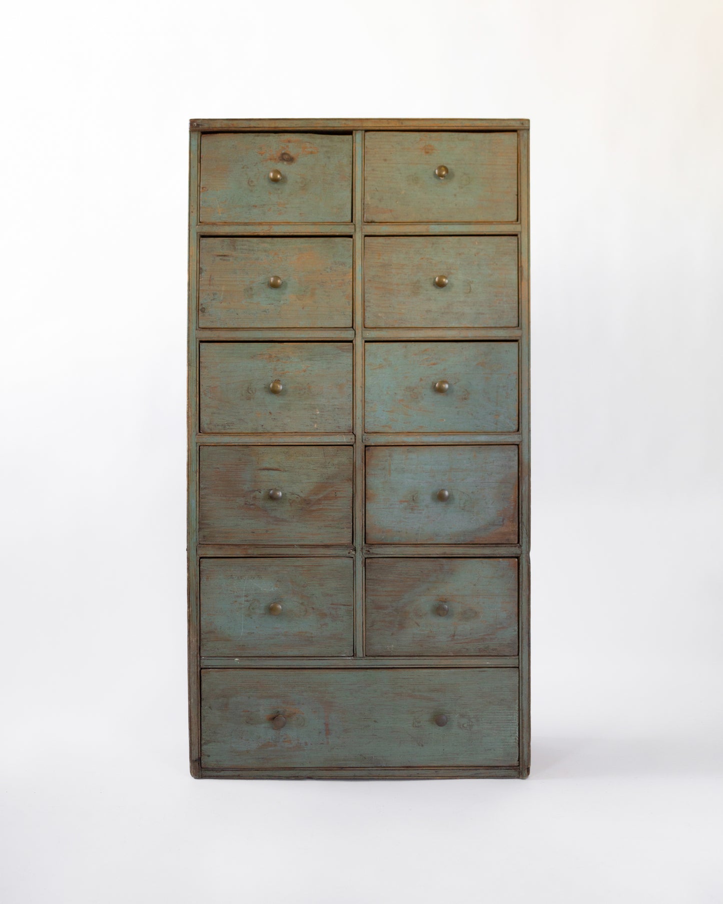 Early 19th C. Apothecary in Blue Paint