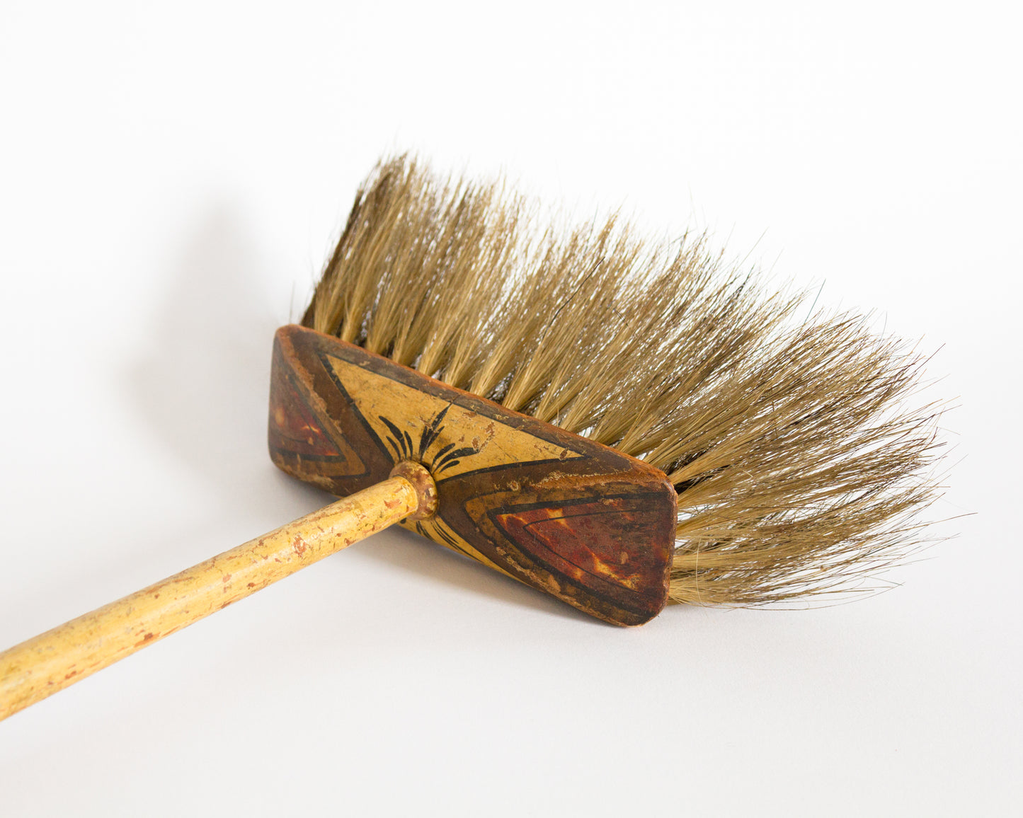 Paint Decorated Hearth Brush