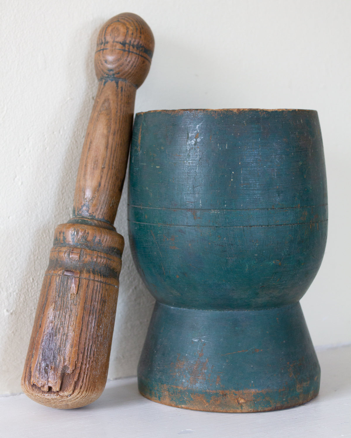 Early Mortar + Pestle in Original Blue