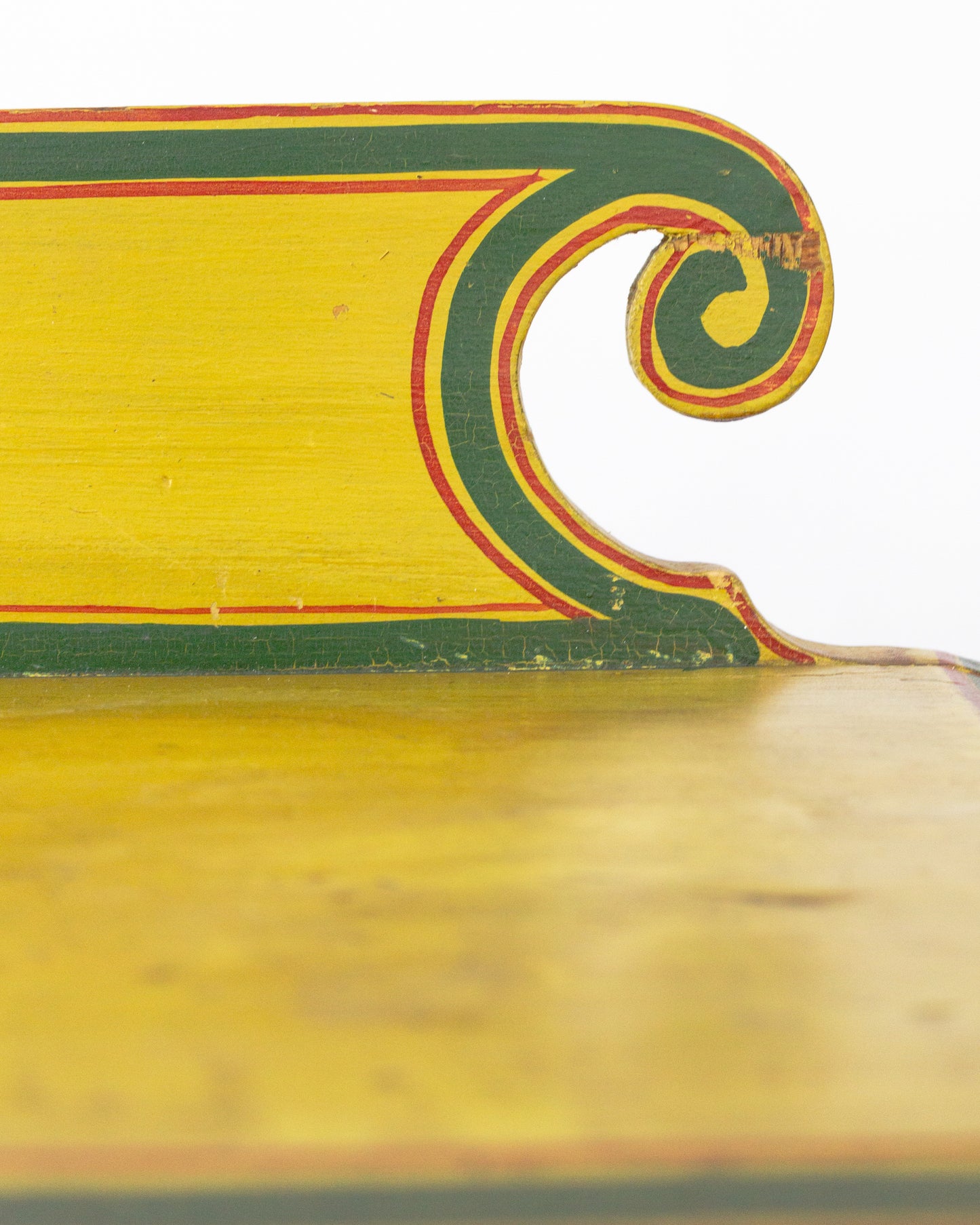 Early 19th C. Polychrome Painted Dressing Table
