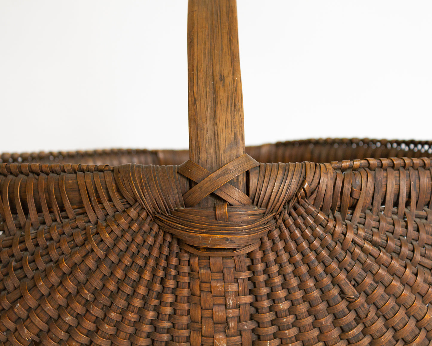 Rare Large 19th Century Buttocks Basket