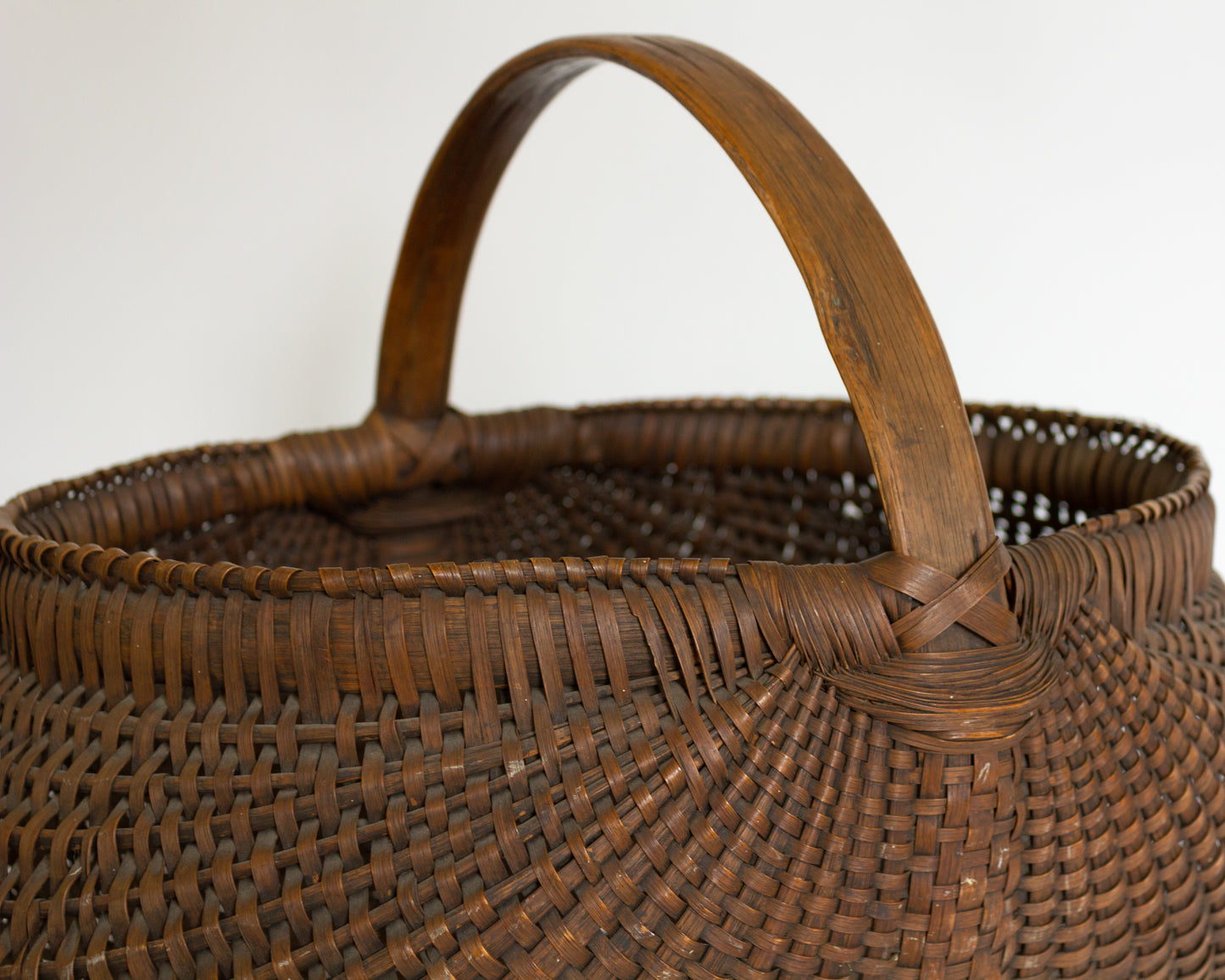 Rare Large 19th Century Buttocks Basket