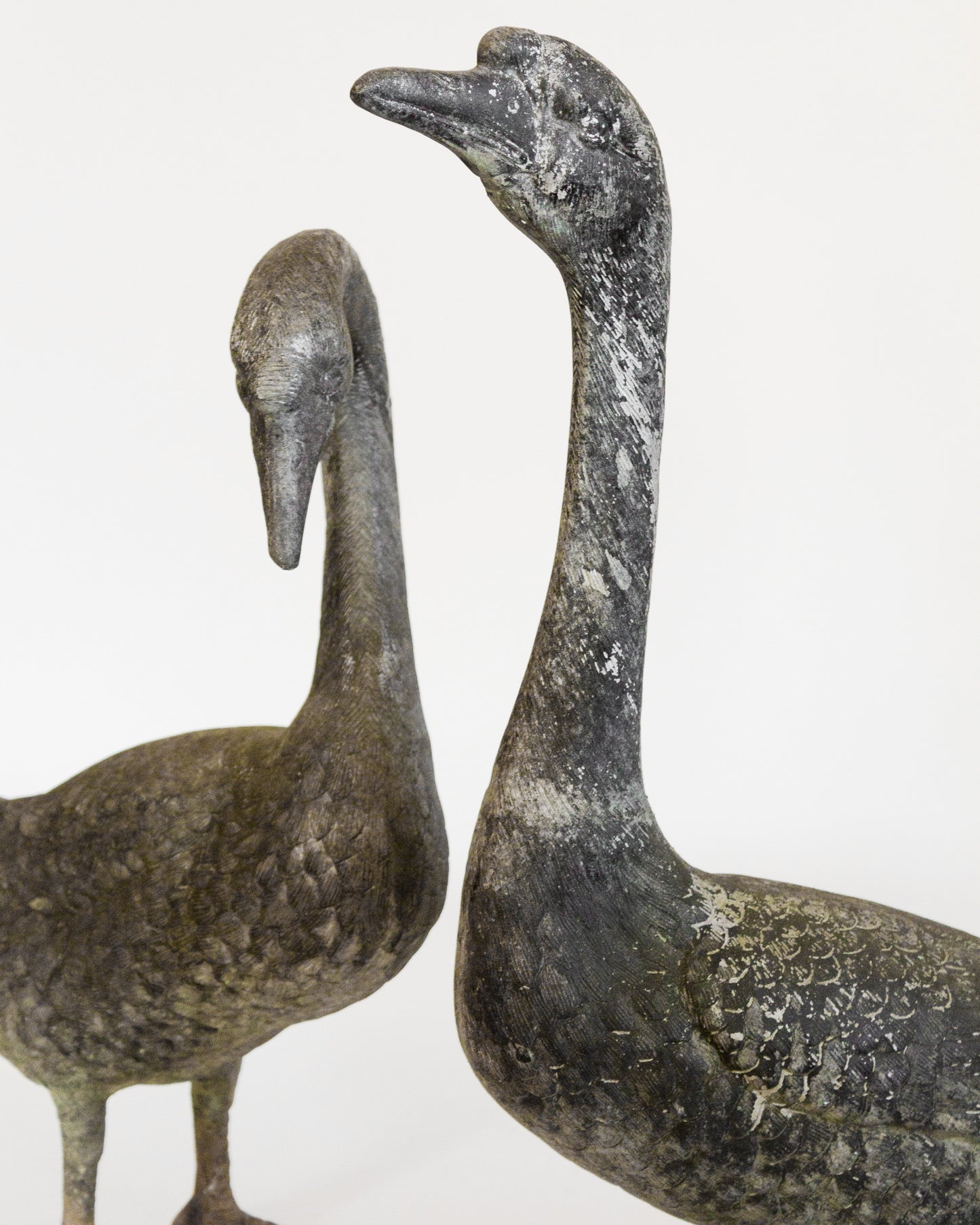Pair of Geese Garden Statues