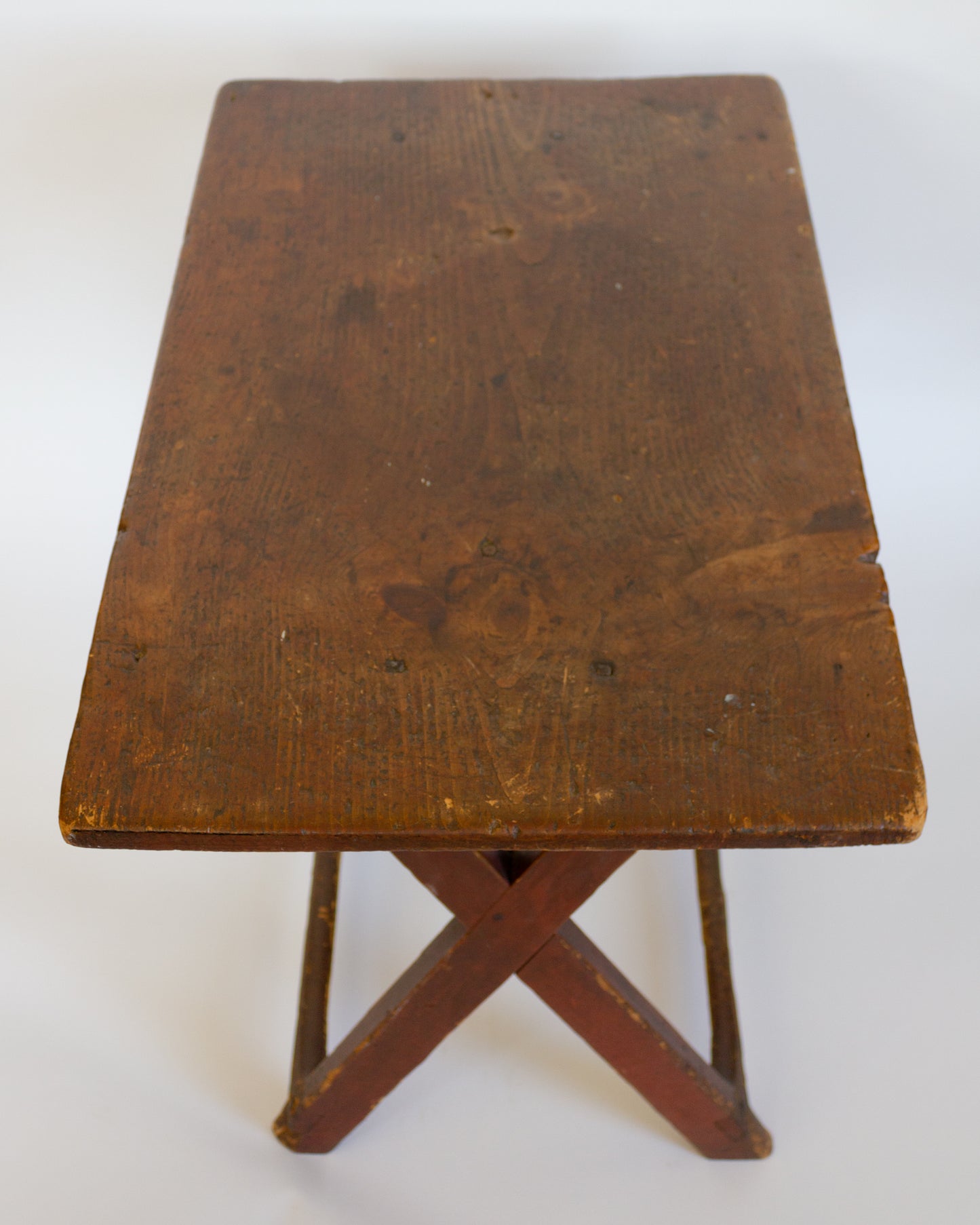 Early New England Sawbuck Table