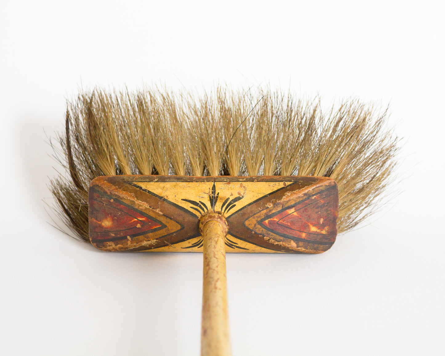 Paint Decorated Hearth Brush