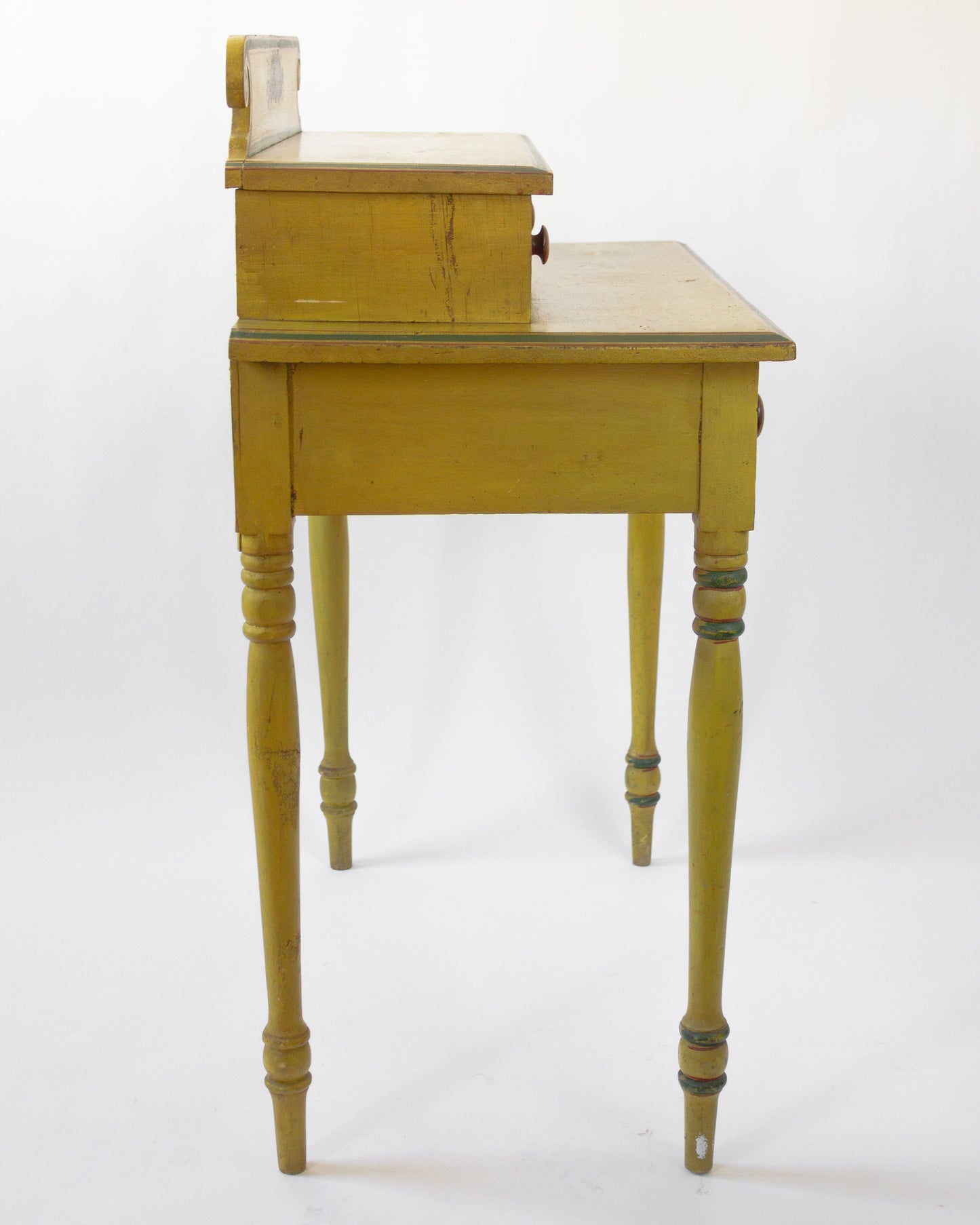 Early 19th C. Polychrome Painted Dressing Table