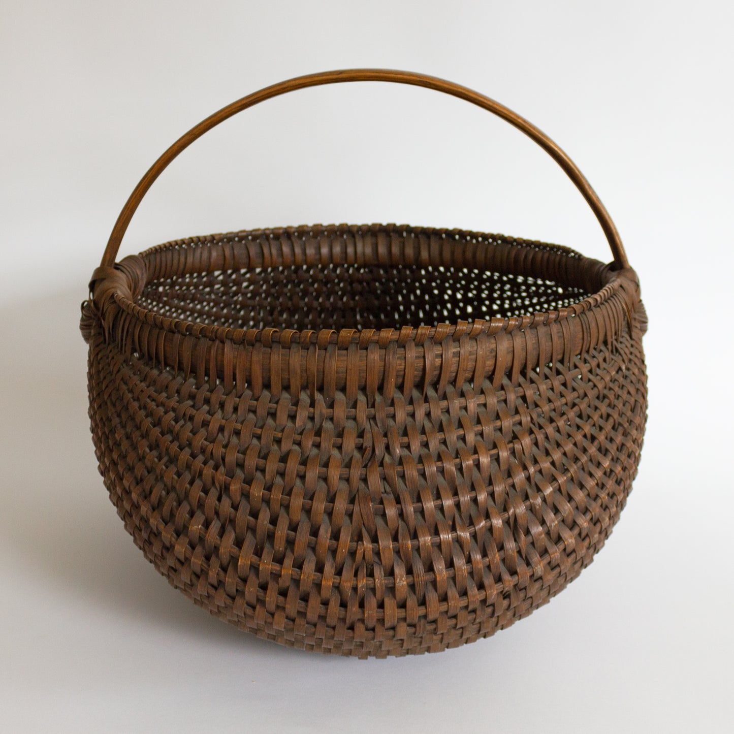 Rare Large 19th Century Buttocks Basket